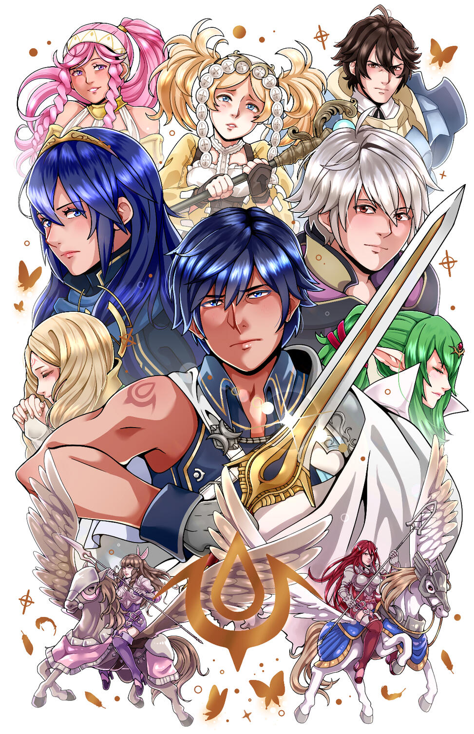 Gold Foil Print — Fire Emblem Awakening