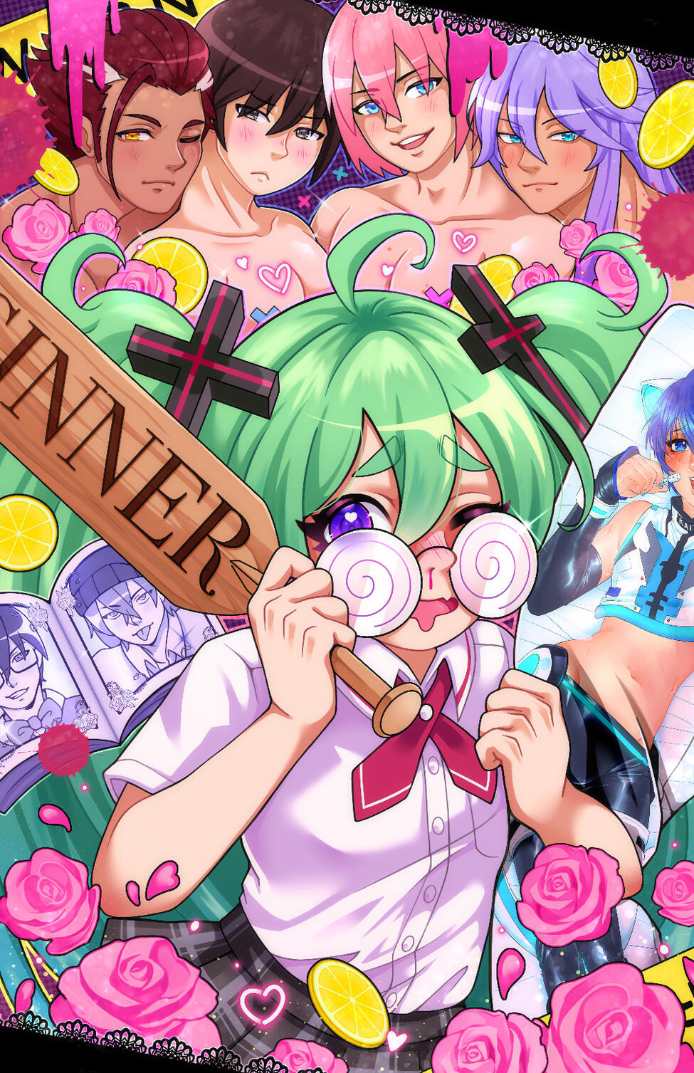Print — Rotten Girl, Hatsune Miku Print — Rotten Girl, Hatsune Miku