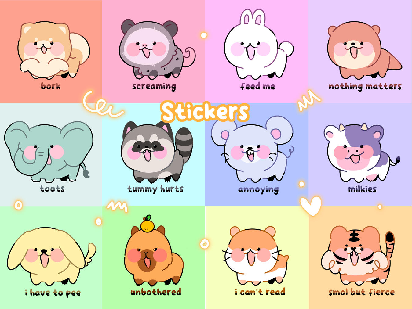 Animal Stickers