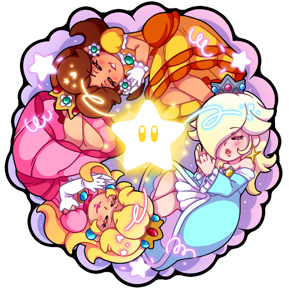 Keychain — Mario Princesses