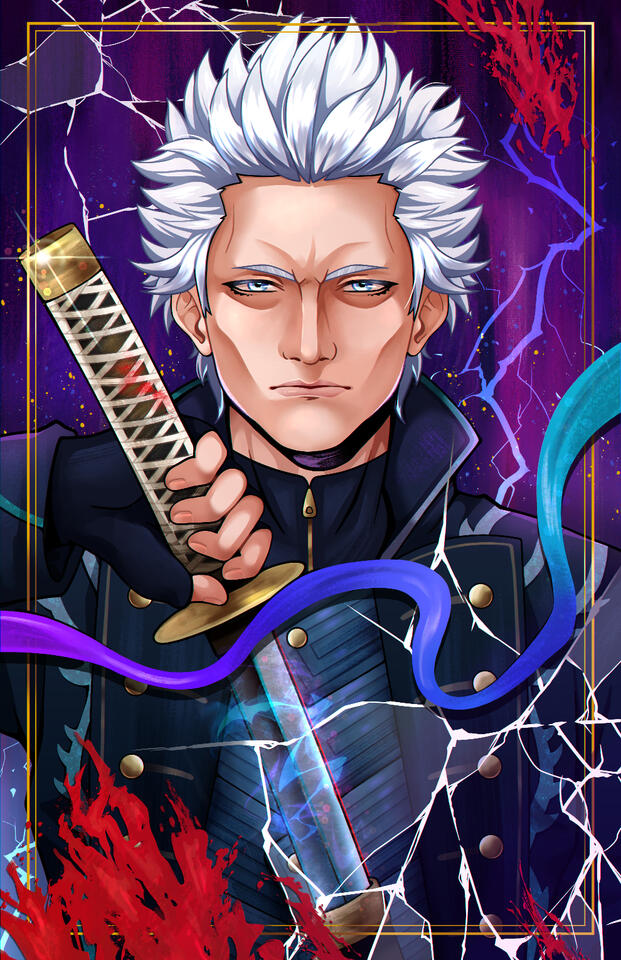 Print — Devil May Cry 5, Vergil Print — Devil May Cry 5, Vergil