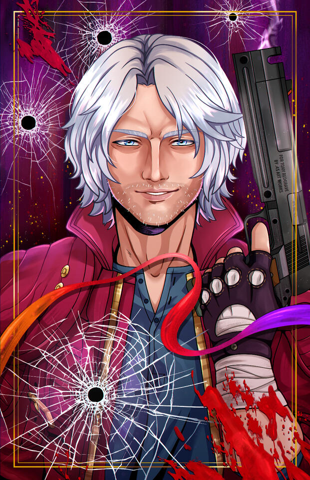 Print — Devil May Cry 5, Dante Print — Devil May Cry 5, Dante