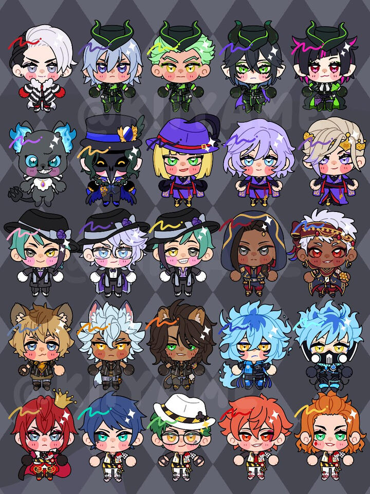 Mini Charms - Twisted Wonderland Mini Charms - Twisted Wonderland