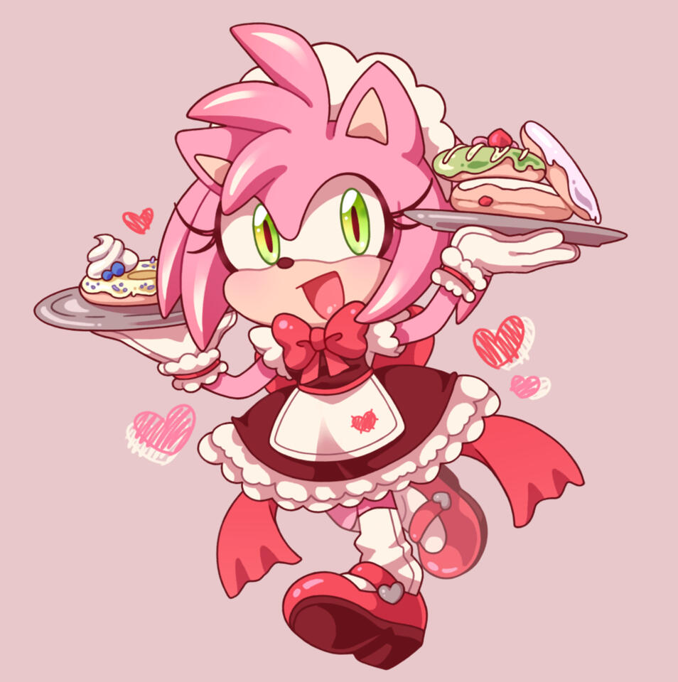 Sticker — Sonic the Hedgehog, Amy