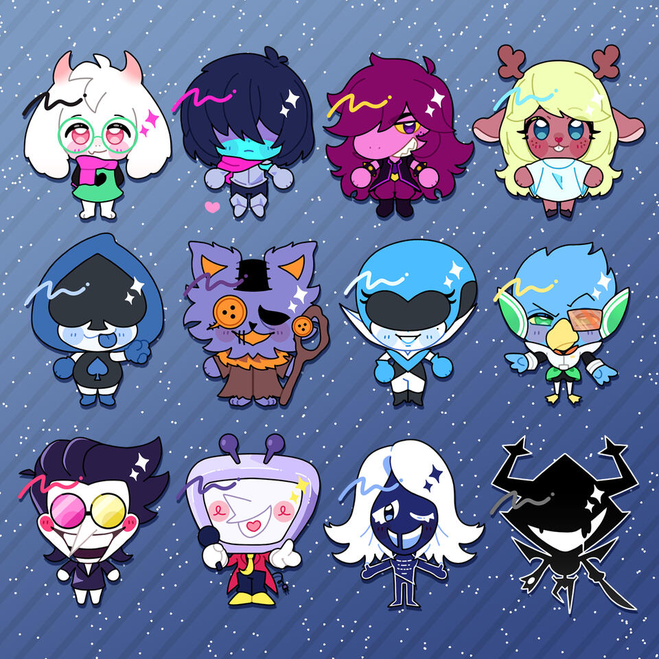 Mini Charms — Deltarune